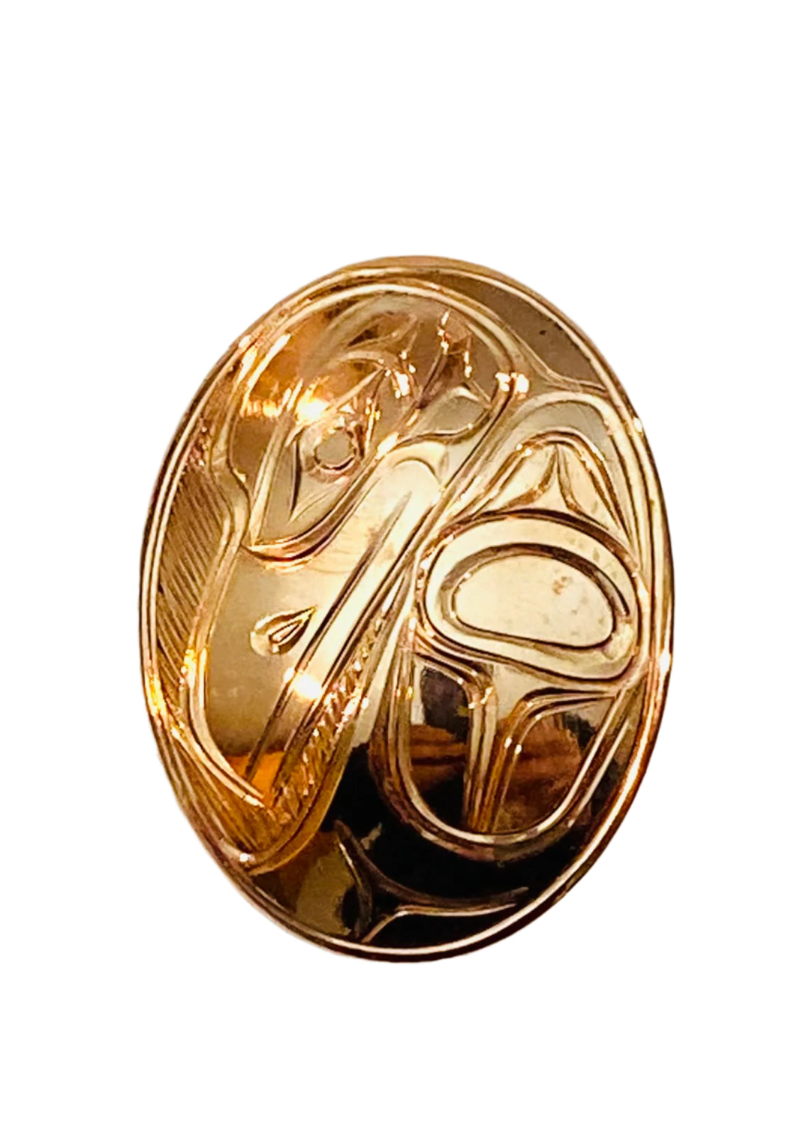 Copper Raven Pendant