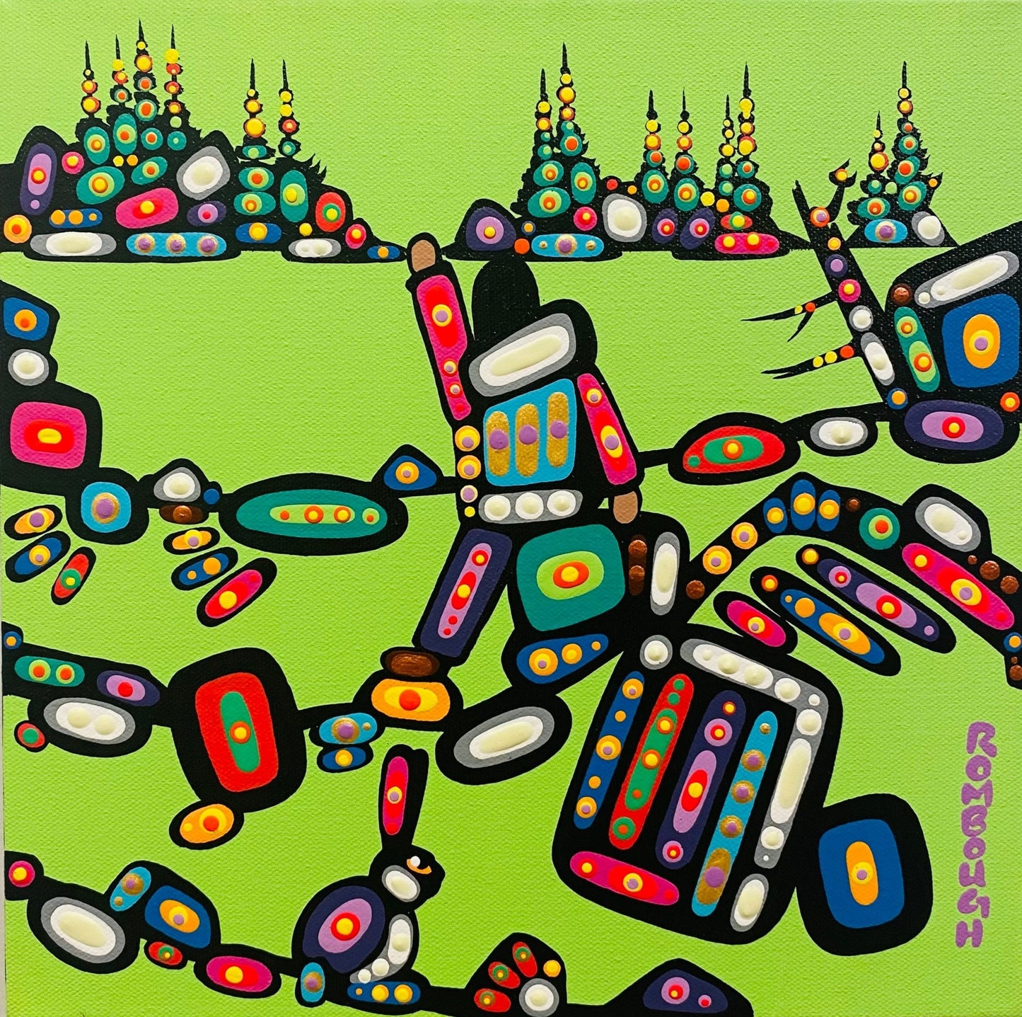 Sacred Offering by John Rombough ~ Dene/Chippewa