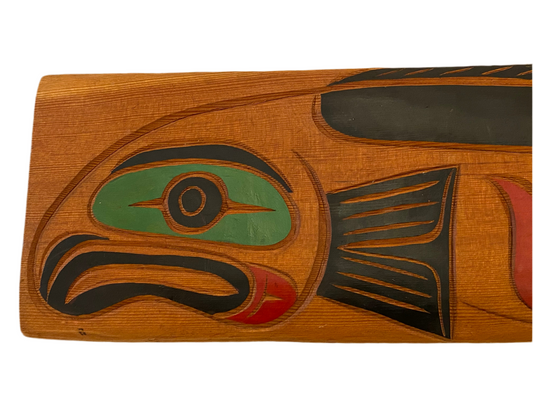 Vintage Salmon Plaque -Red Cedar