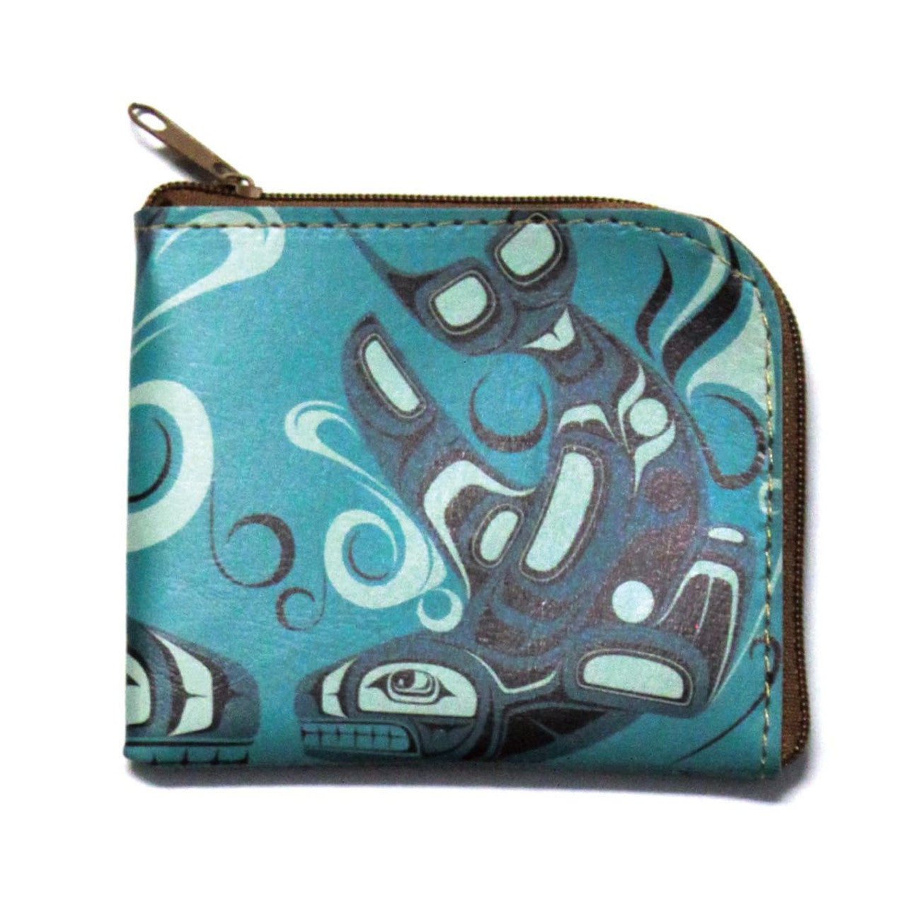 Coin Purse - Orca by Paul Windsor - Pentlatch Gallery - Apparel - Pentlatch Gallery - Aboriginal Art - Parksville, BC, Canada