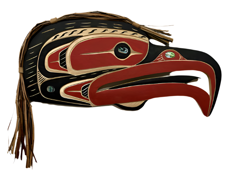 Large Raven Abalone Inlay
