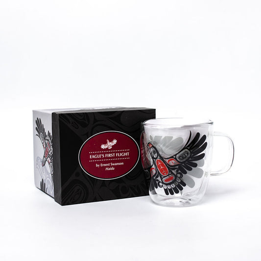 Eagles First Flight Glass Mug