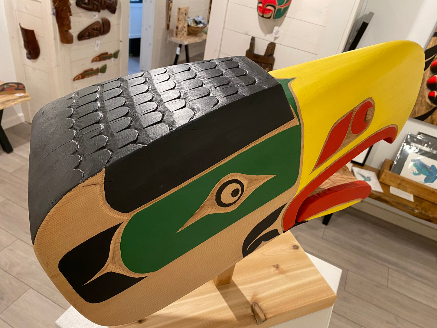 Eagle Mask - Unknown Coast Salish Artist