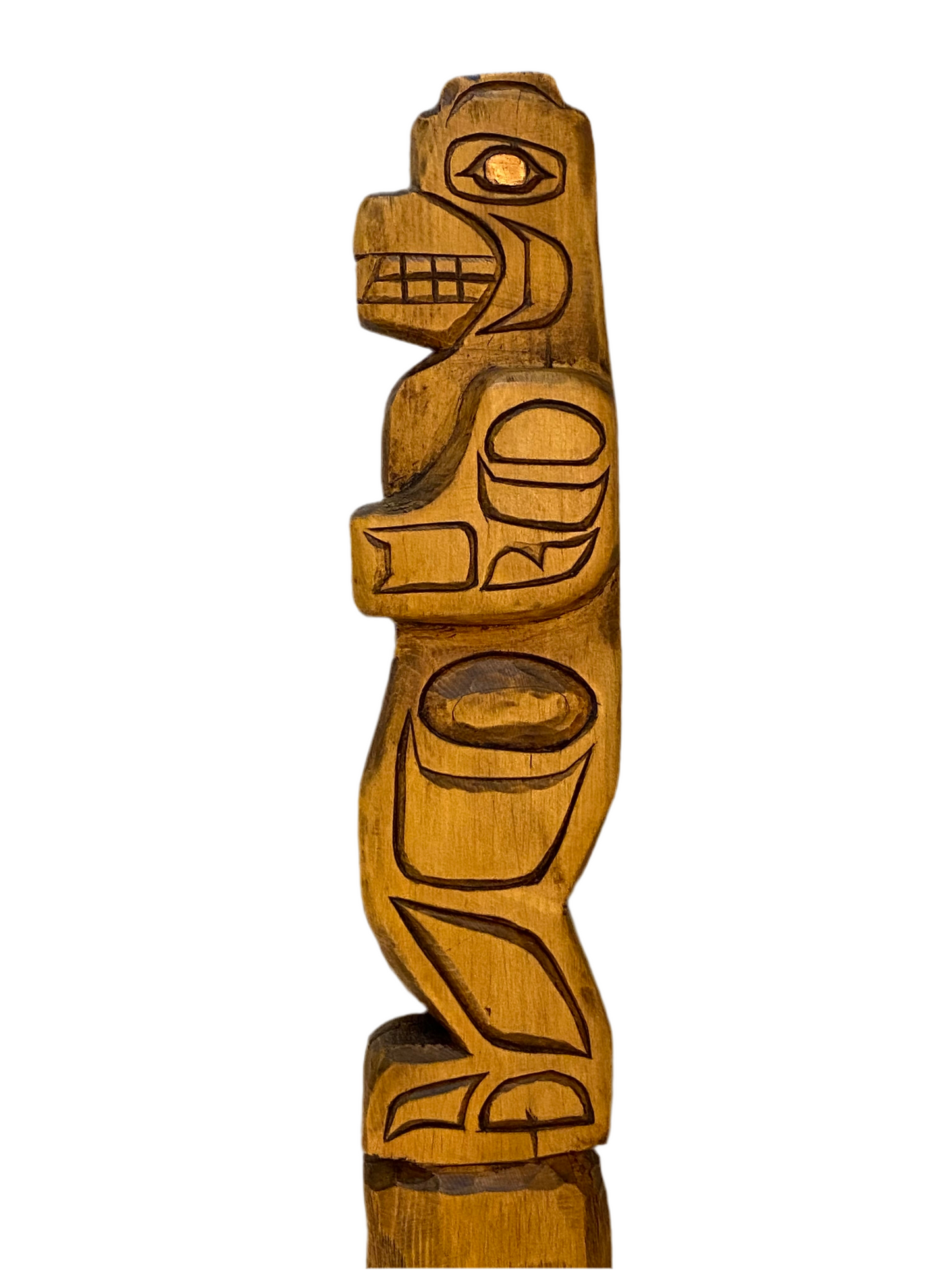 Antique Bear Talking Stick