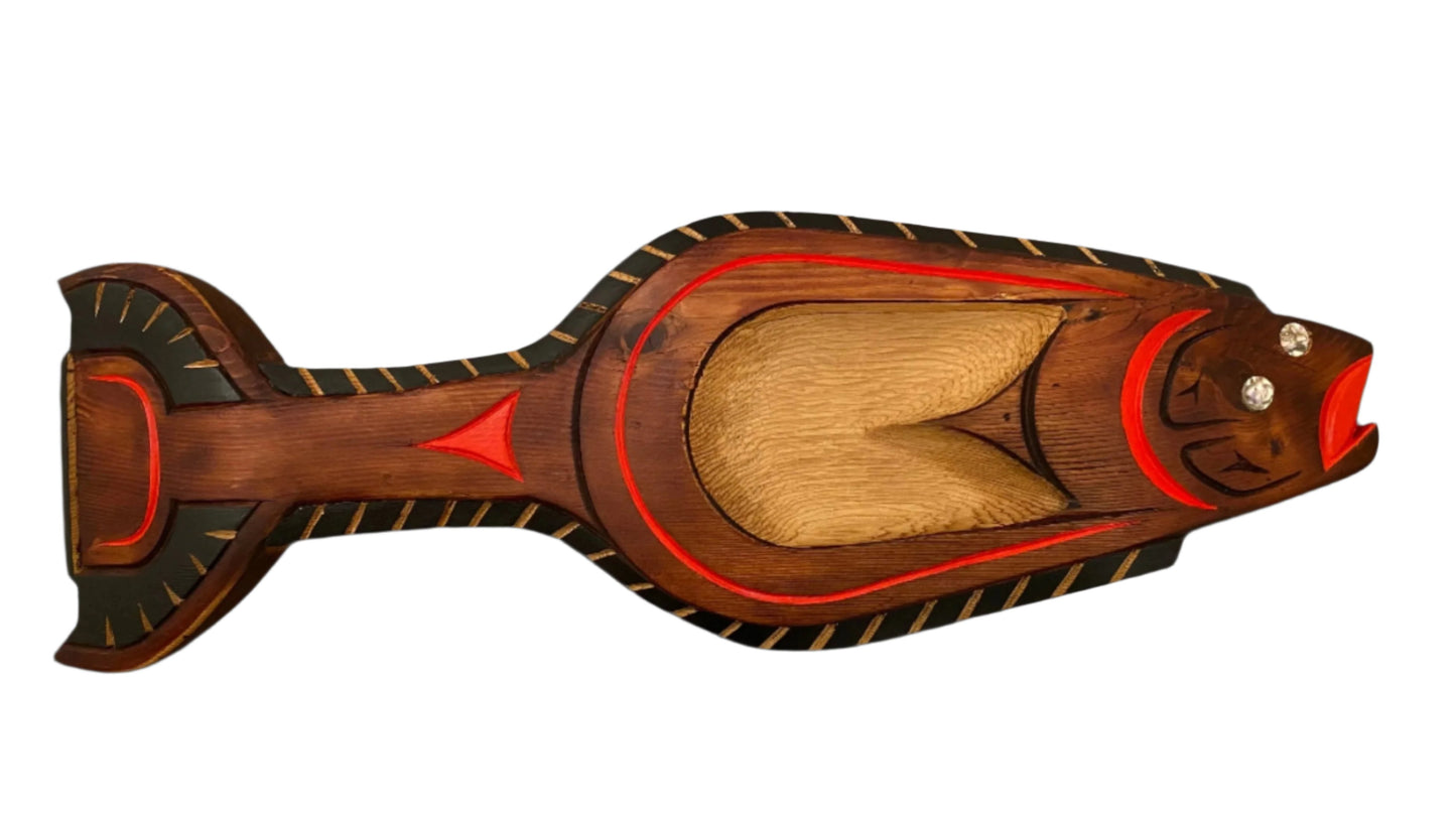Halibut Grease Bowl- Artist Unknown