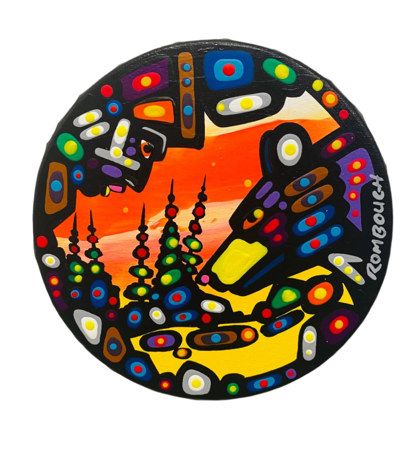 Strength - Painting by John Rombough ~ Dene/Chippewa