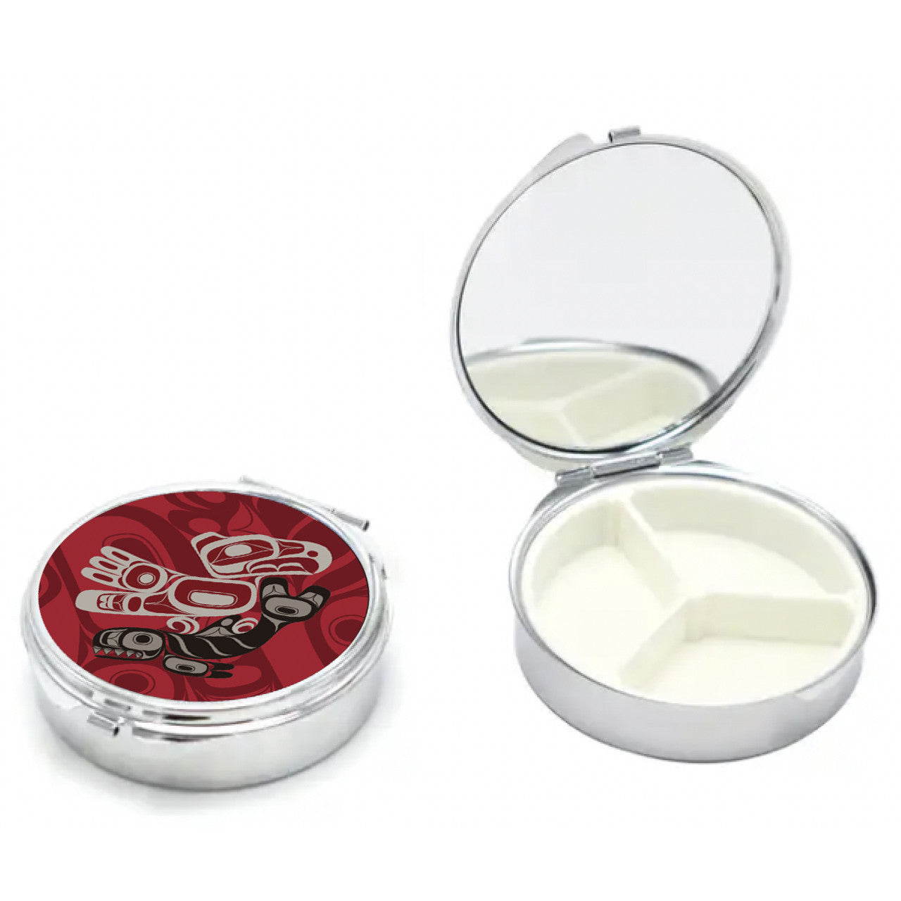 Thunderbird & Orca Pill Case Mirror Corey Bulpitt