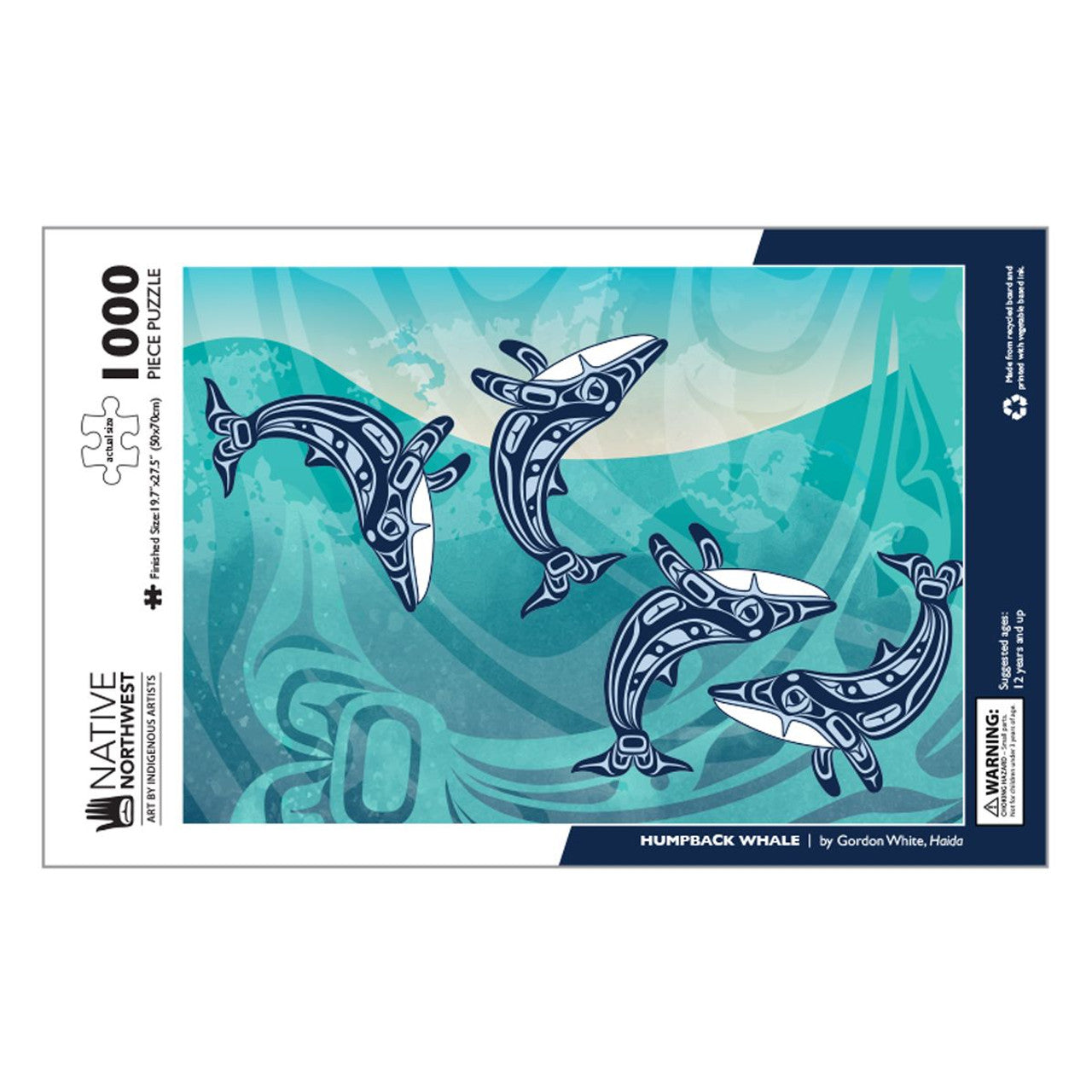 Humpback Whale - Puzzle - Pentlatch Gallery - - Pentlatch Gallery - Aboriginal Art - Parksville, BC, Canada