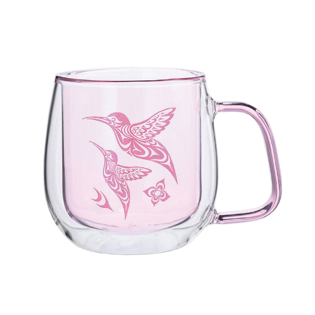 Hummingbird Glass Mug - Simone Diamond
