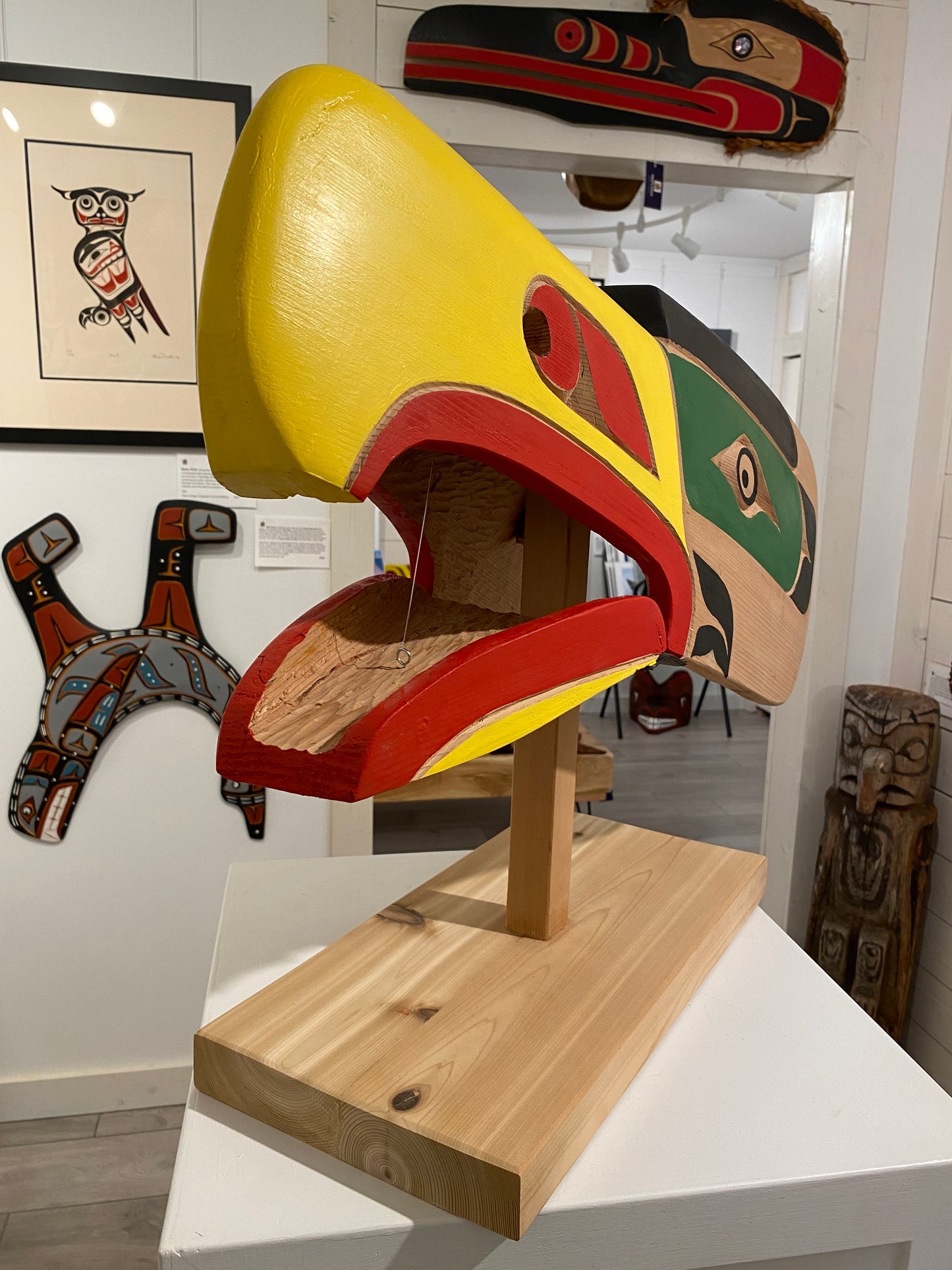 Eagle Mask - Unknown Coast Salish Artist