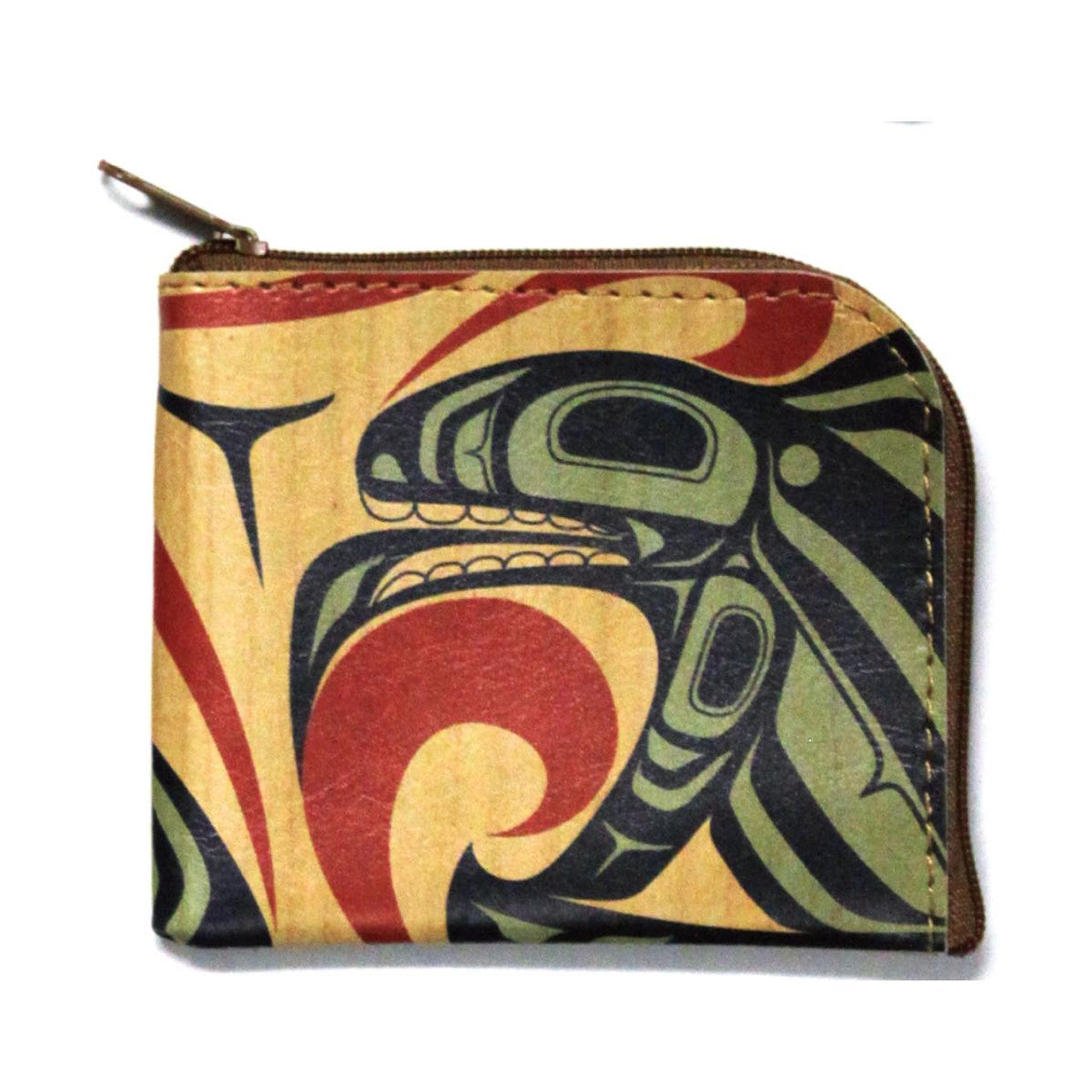 Coin Purse - Killer Whale by Trevor Angus - Pentlatch Gallery - Apparel - Pentlatch Gallery - Aboriginal Art - Parksville, BC, Canada