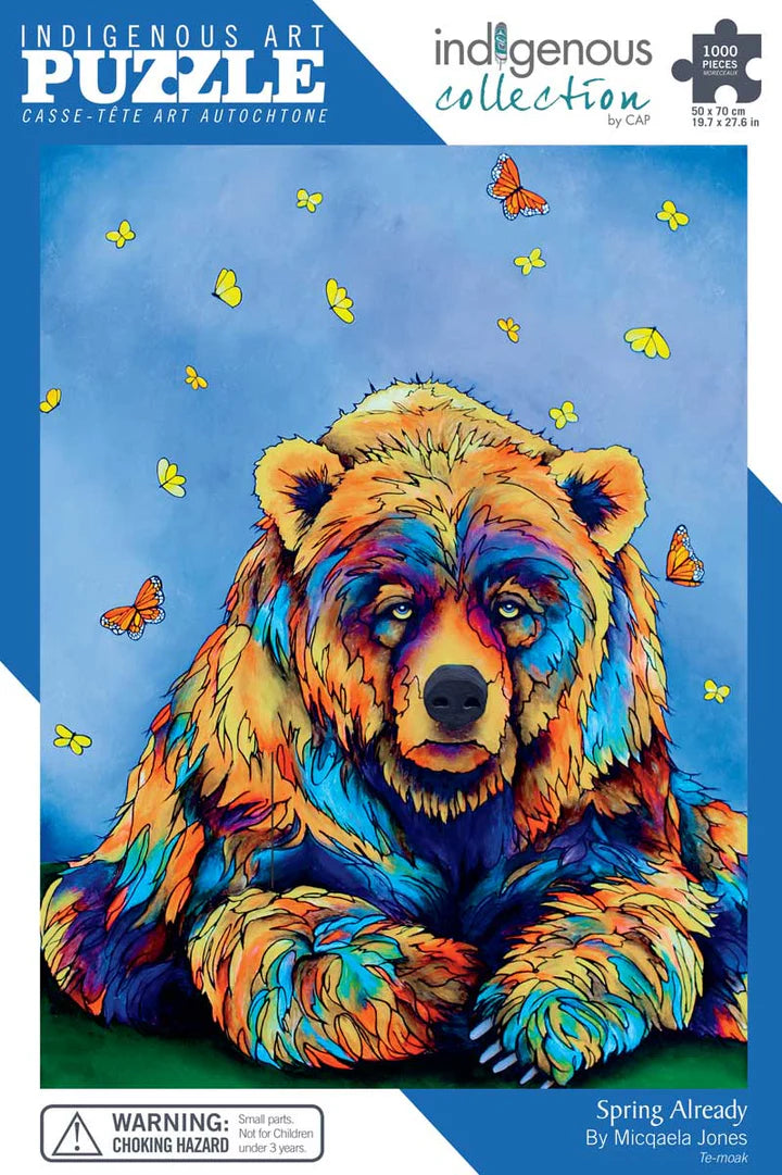 Spring Already by M. Jones Puzzle - M. Jones - Puzzle - Pentlatch Gallery - Aboriginal Art - Parksville, BC, Canada