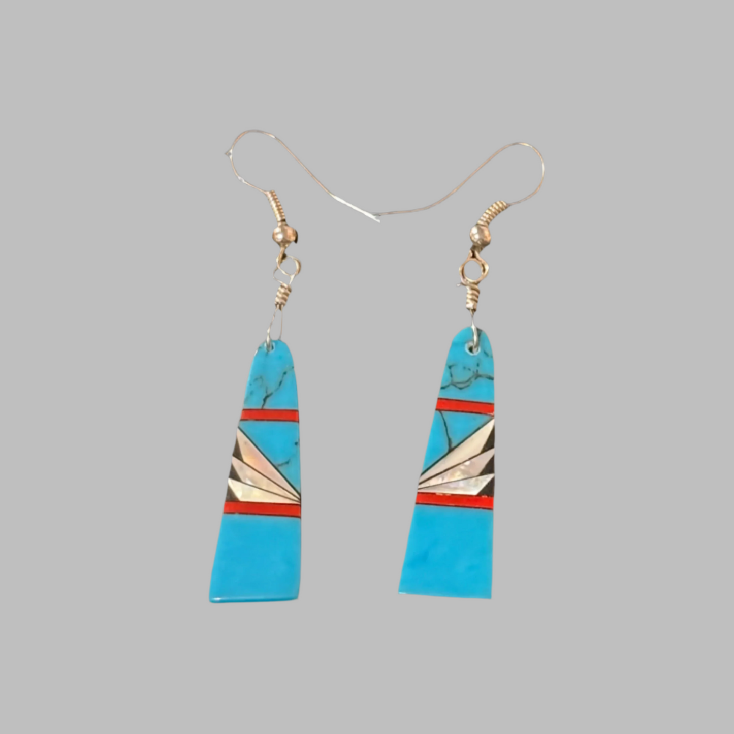 Inlay Earrings - Leander Nez