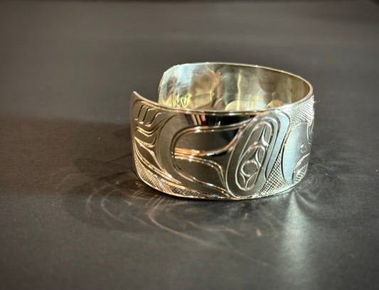 Raven Silver Bracelet
