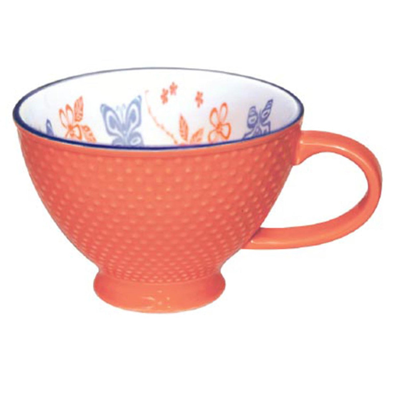 Butterfly & Wild Rose Porcelain Mug