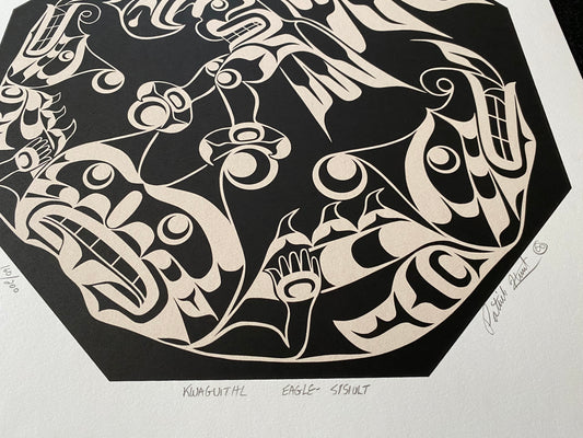 Kwaguthl Eagle-Sisiutl - Patrick Hunt