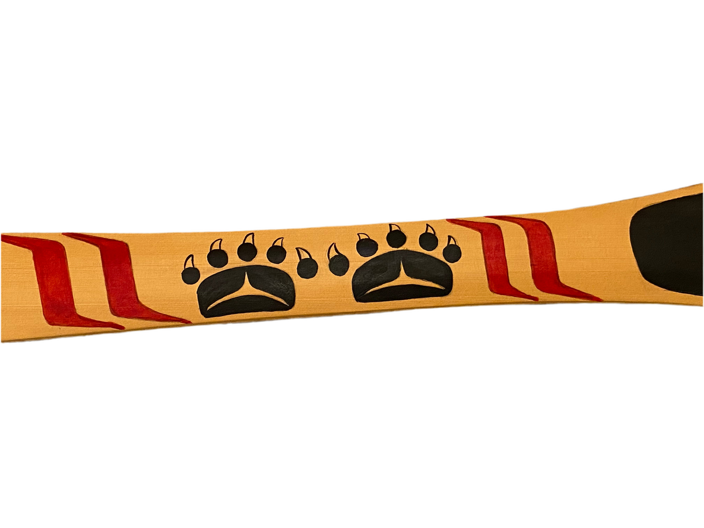 Full Moon Wolf Paddle by Clifford George (nuu-chah-nulth)