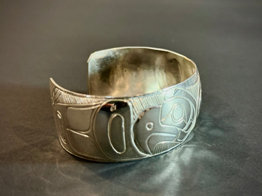 2 Eagles Silver Bracelet
