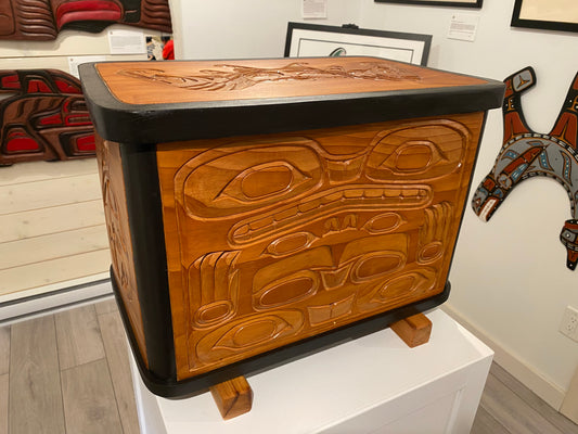 Whale & Bear Bentwood Box - Hayward Russell
