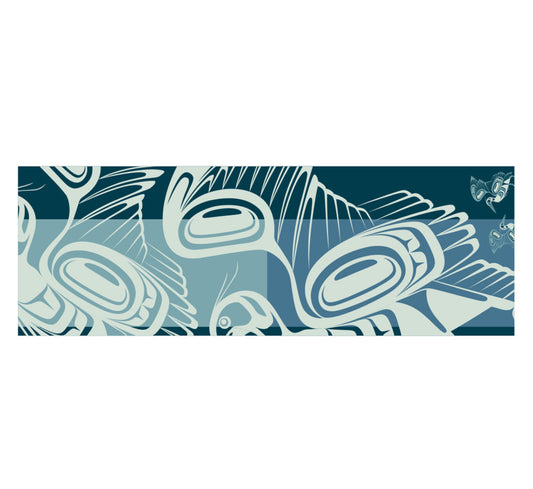 Eco Scarf - Blue Heron