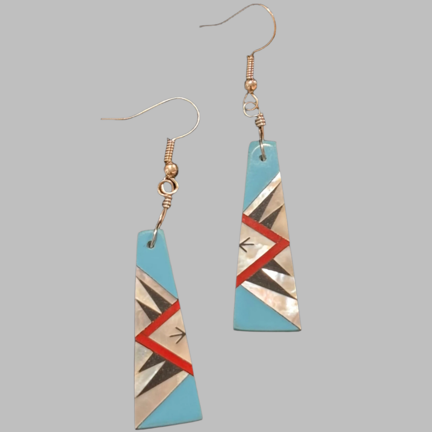 Inlay Earrings - Leander Nez