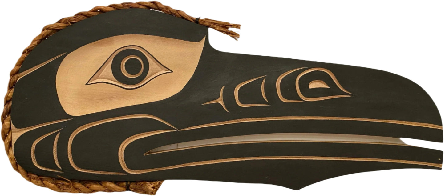 19” Yellow Cedar Raven