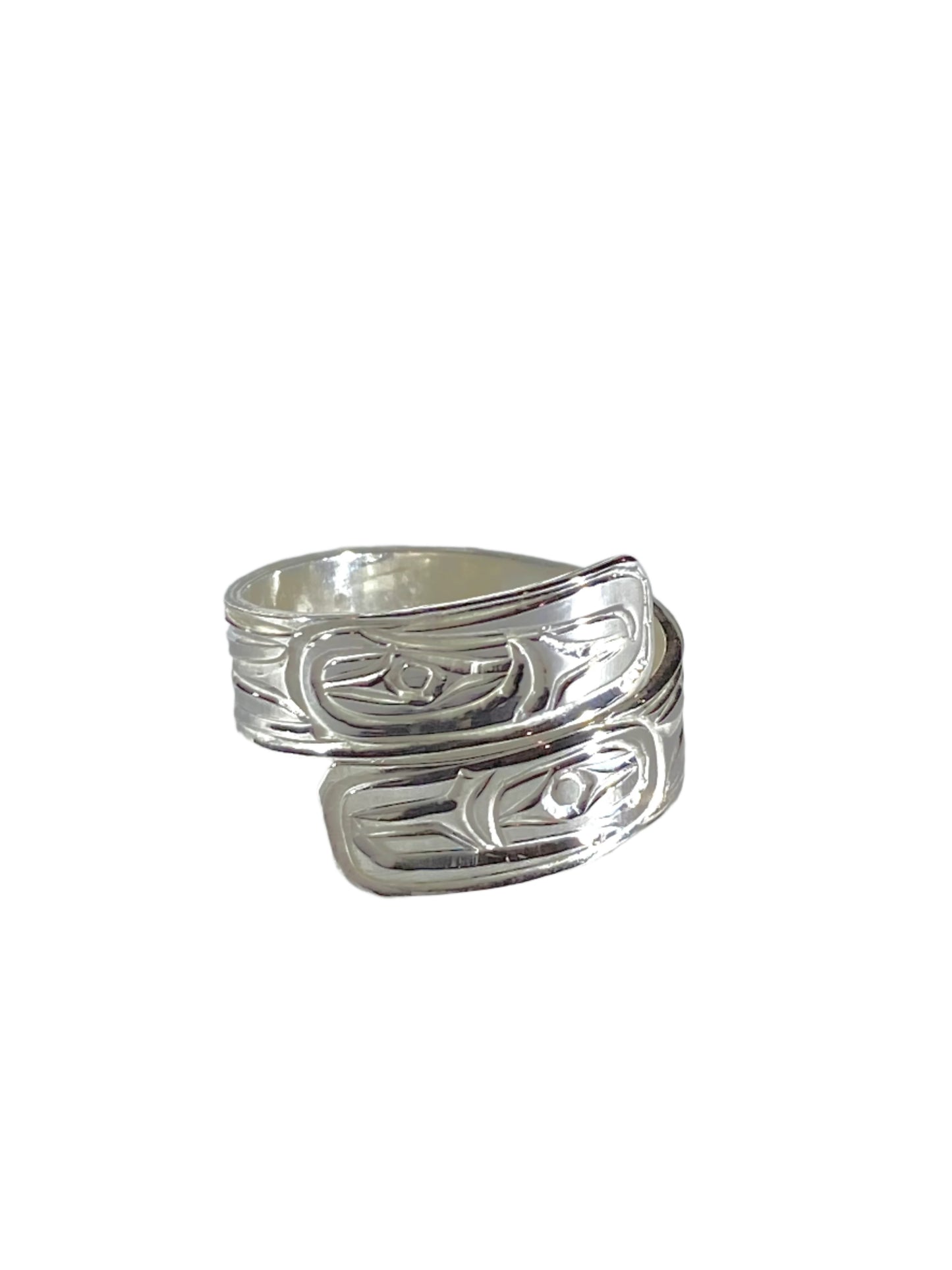 Silver Wrap Ring sz-7 1/2