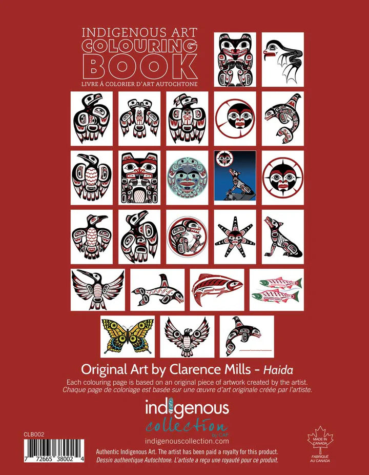 Colouring book by Clarence Mills