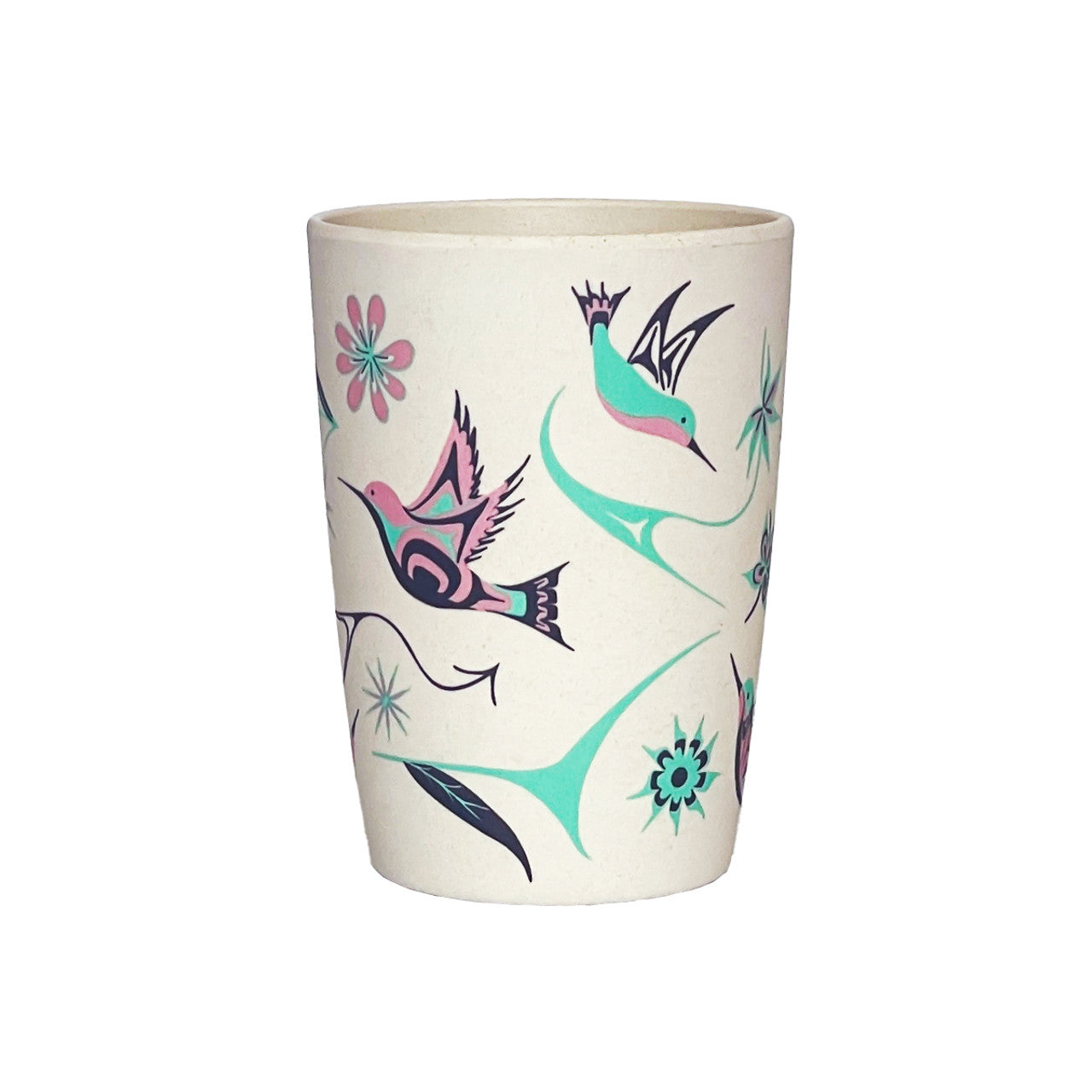 Hummingbirds Bamboo Cup