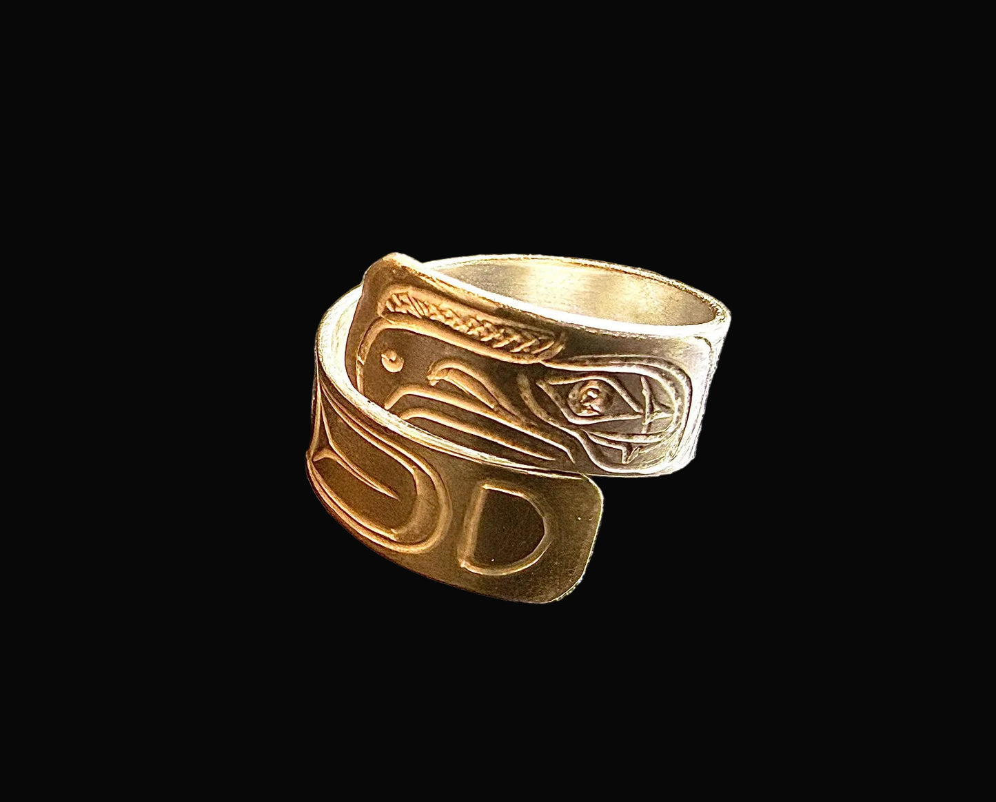 Sterling Silver Wrap Ring Eagle II