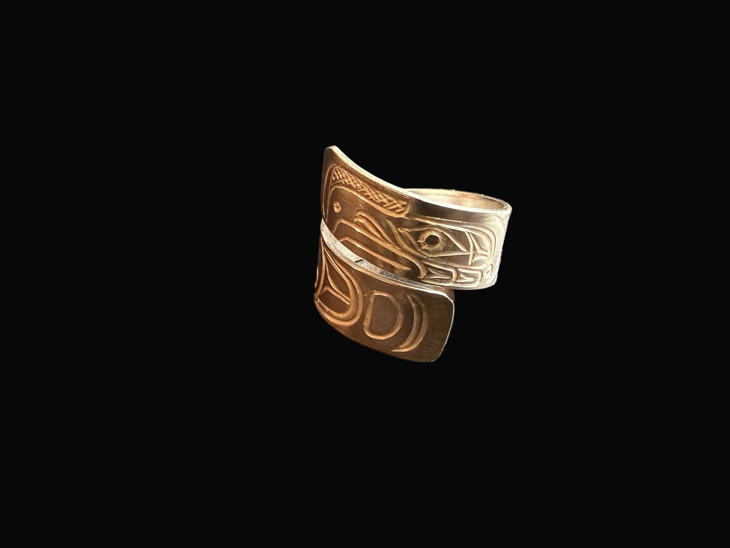 Sterling Silver Wrap Ring Eagle