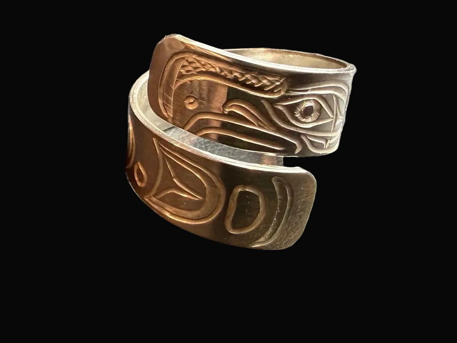 Sterling Silver Wrap Ring Eagle I