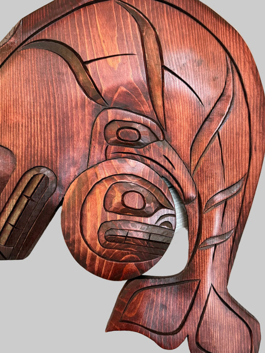 Raven Moon/ Killer Whale Plaque