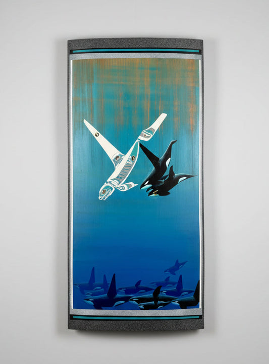 Tl'uk White Whale Original Painting