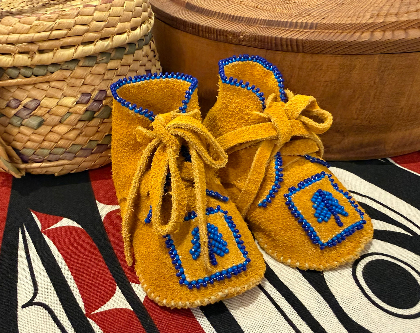 Newborn Moosehide Moccasins