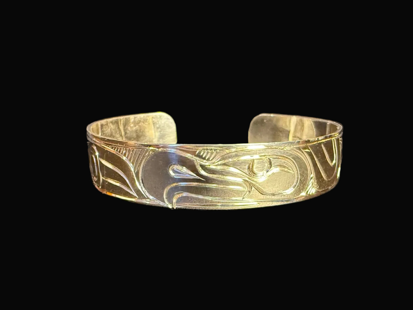 1/2" Sterling Silver Eagle Bracelet