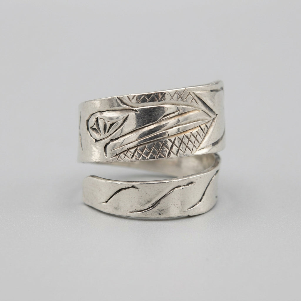 Sterling Silver Hummingbird Wrap Ring 3