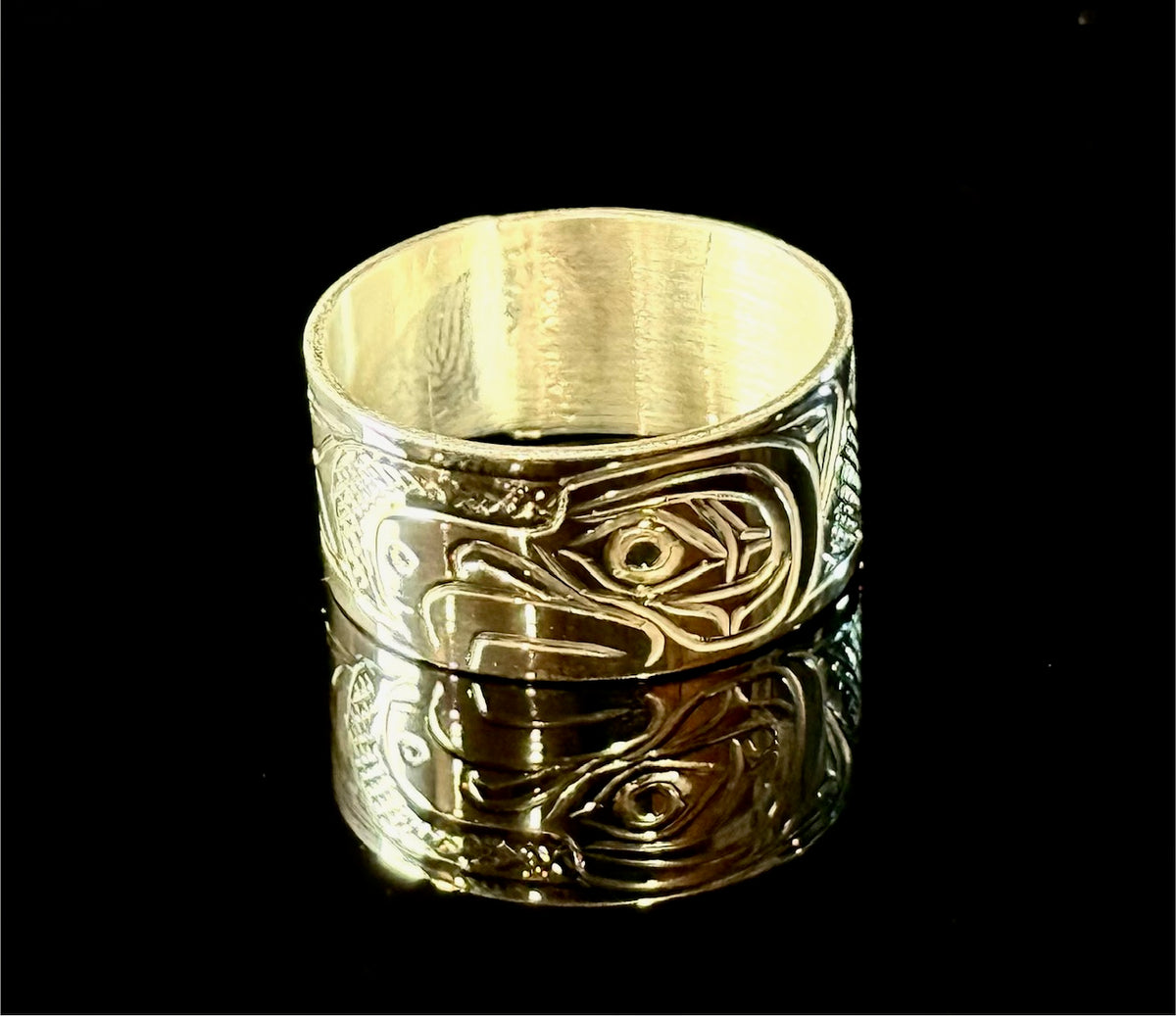 Stirling Silver Thunderbird Ring