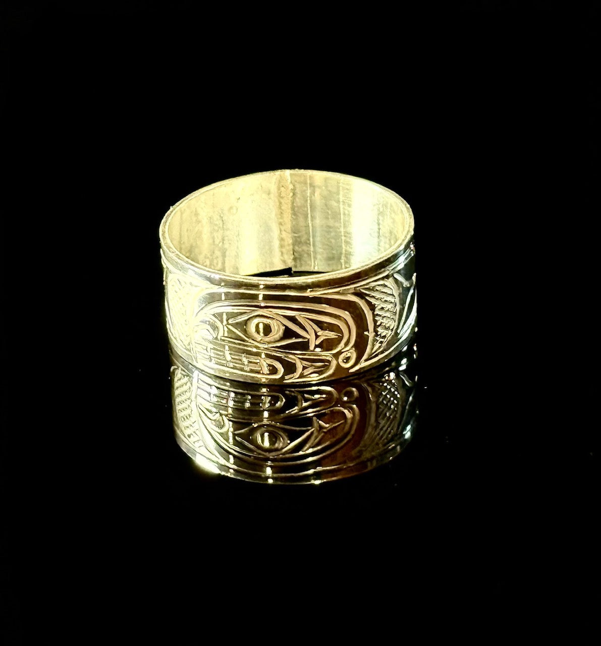 Stirling Silver Killer Whale Ring