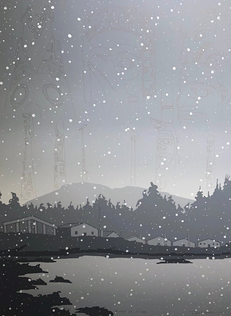 KITKATLA WINTER by Roy Henry Vickers - Roy Henry Vickers - Artwork - Pentlatch Gallery - Aboriginal Art - Parksville, BC, Canada