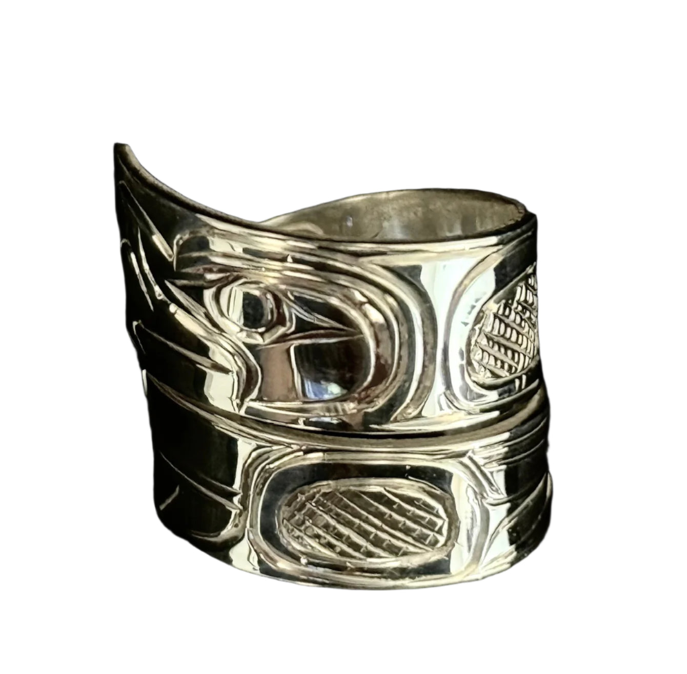 Sterling Silver Wrap Eagle Ring