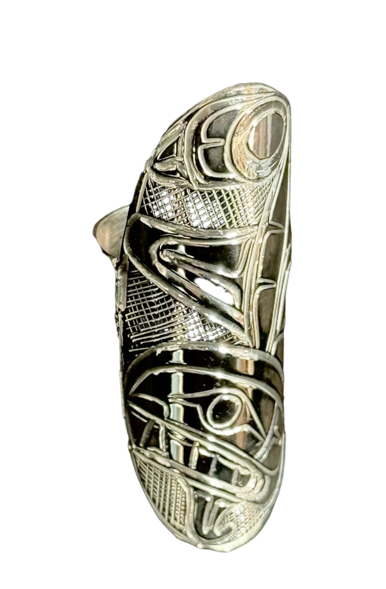 Sterling Silver Orca Ring