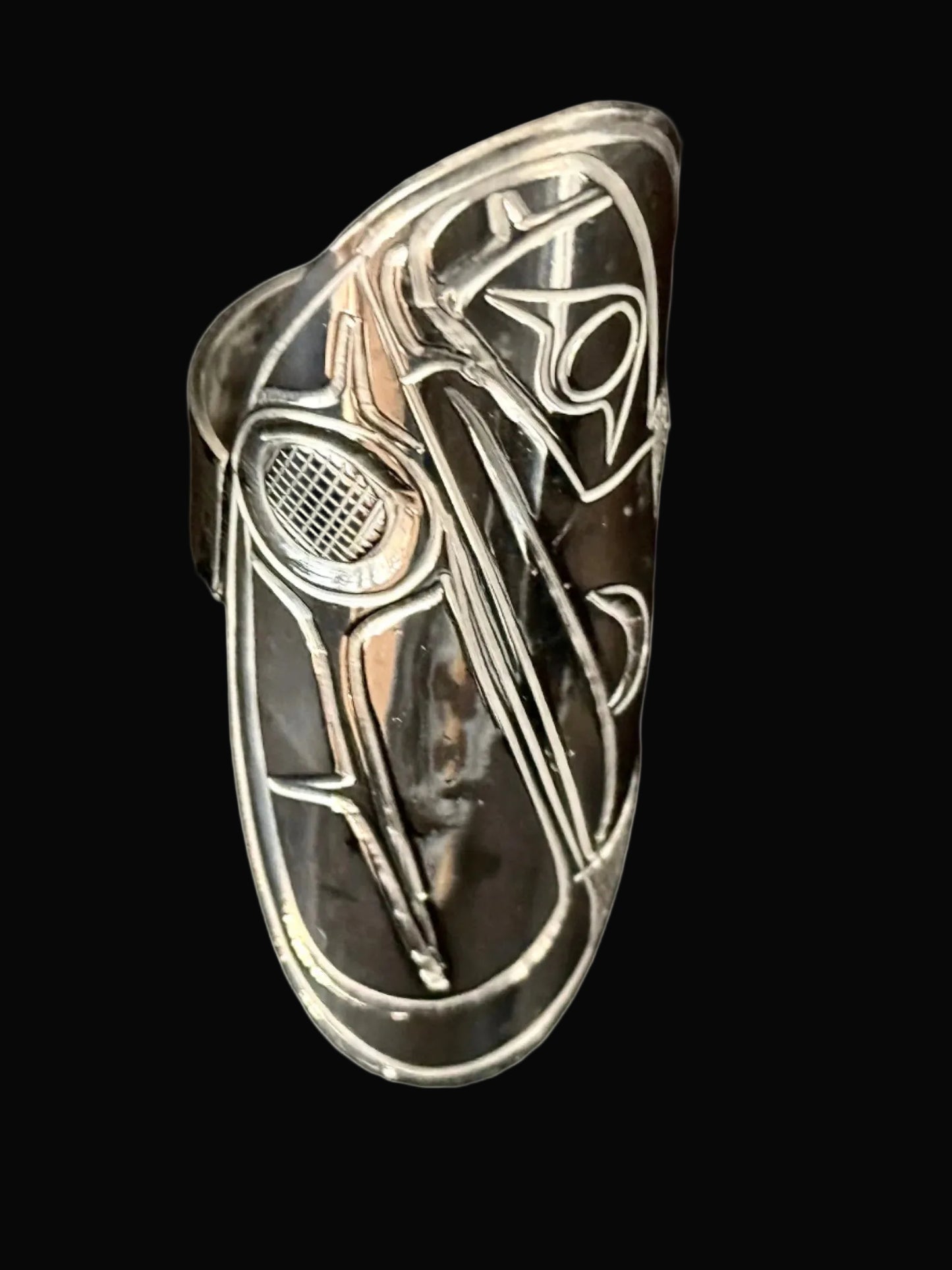 Sterling Silver Raven Ring