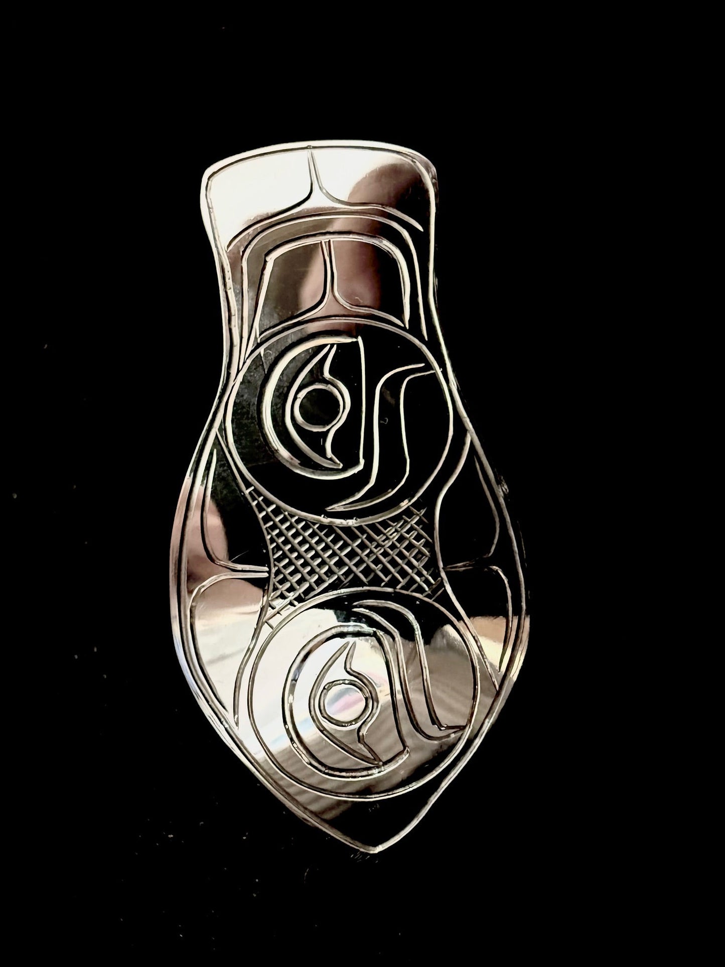 Sterling Silver Salmon Egg Pendant Sandra Seaweed