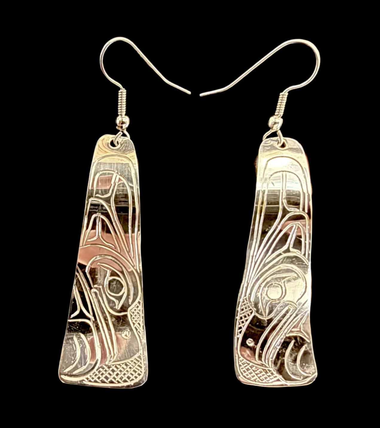 Silver Eagle Earrings