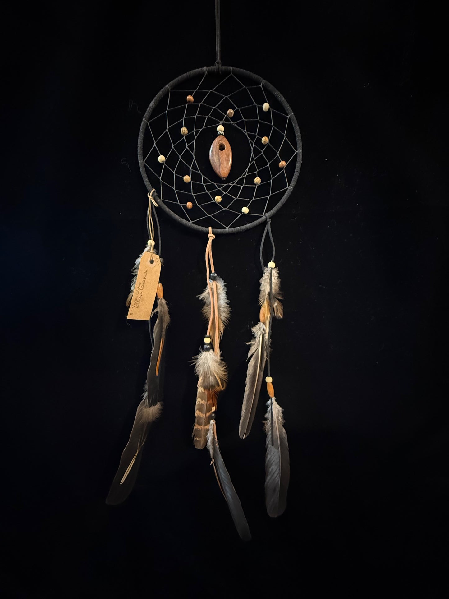 8" Dreamcatcher Jasper & Wood Beads