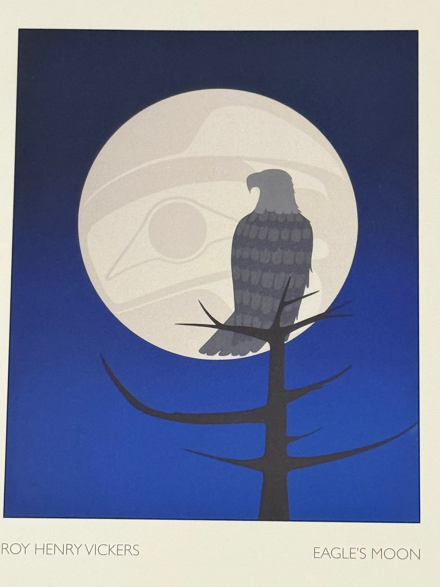 Eagle Moon Art Card