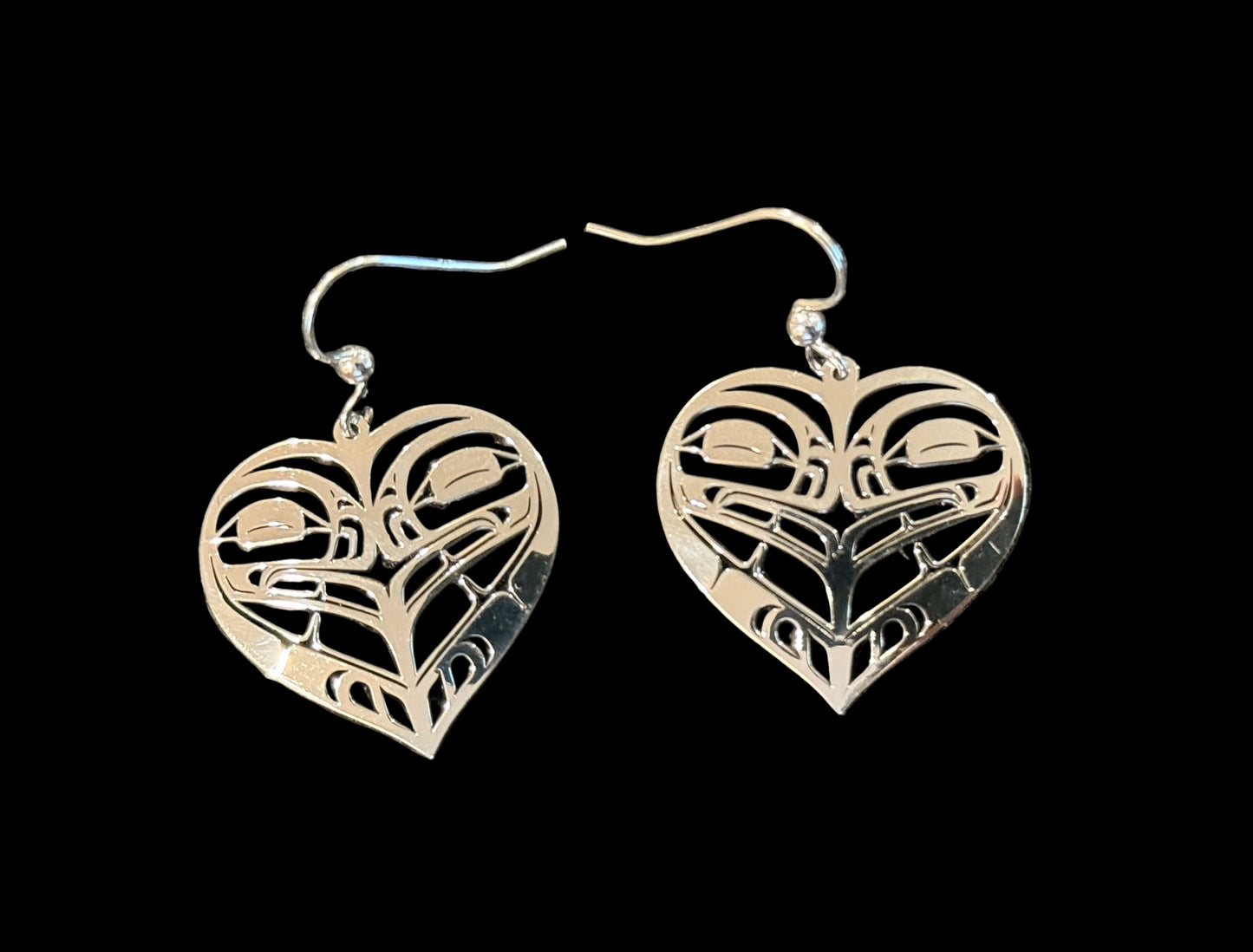 Stirling Silver Hummingbird Heat Earrings