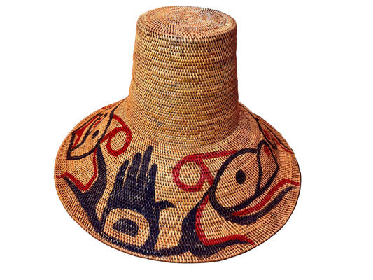 Wonderful Frank Baker Potlatch Ceremonial Hat