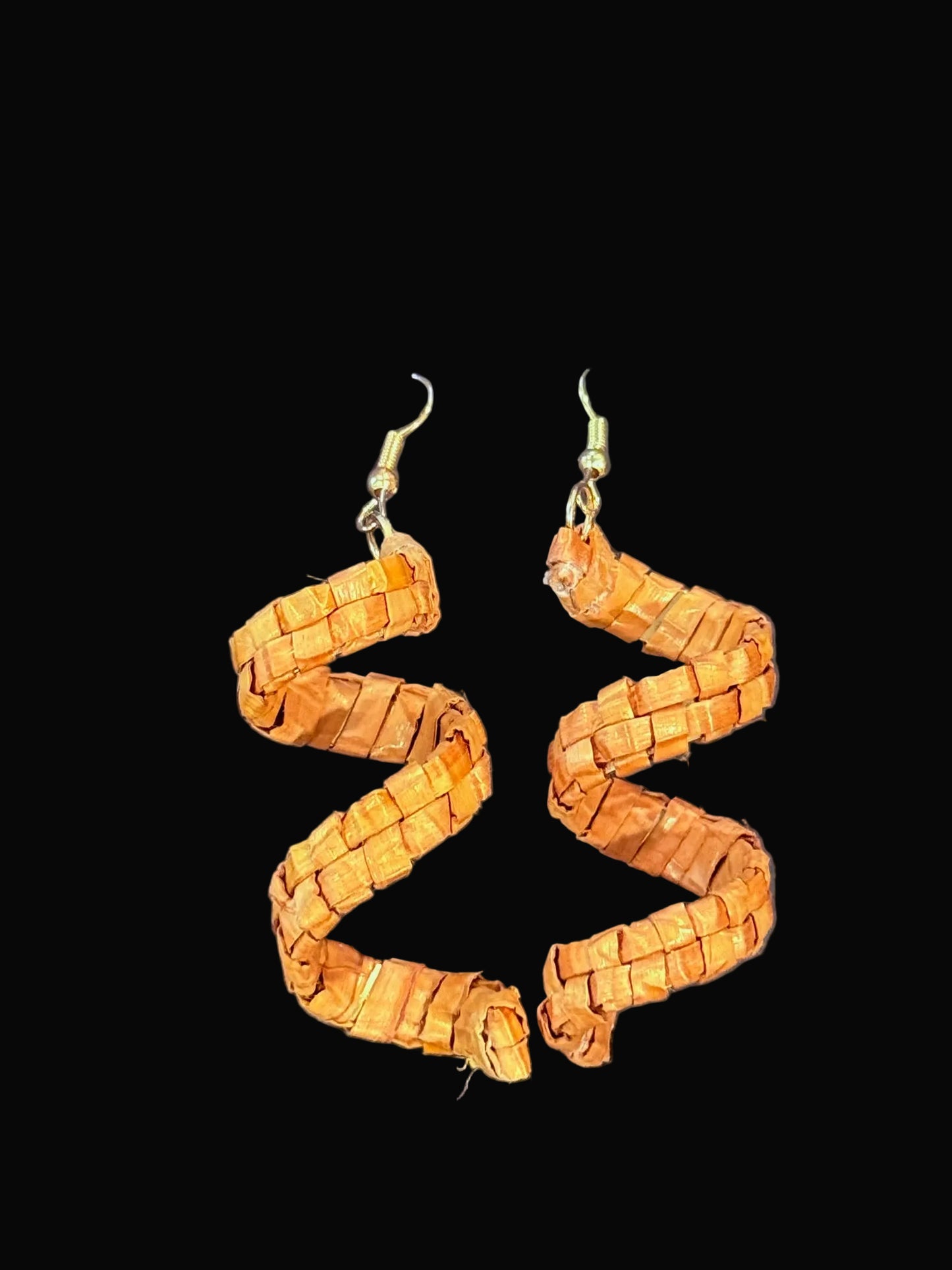 Lovely Spiral Cedar Earrings